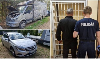 Z Niemiec do Pabianic - paserska trasa luksusowych aut przerwana przez policję! Nie wykluczone kolejne zatrzymania [Wideo, foto]