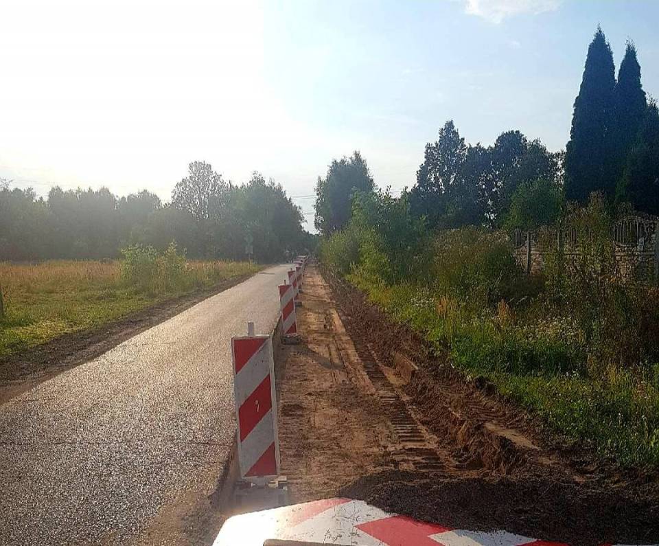 Rozpoczęły się prace drogowe na odcinku Pałczew - Modlica