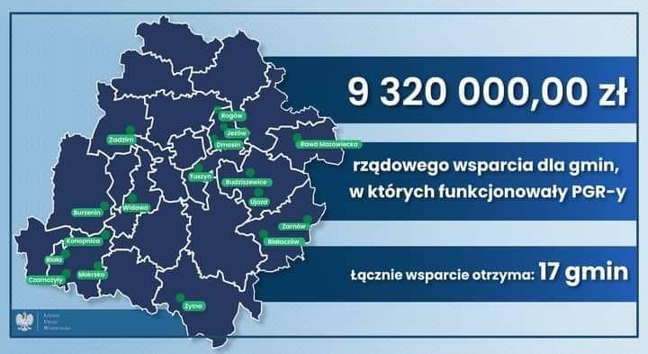 Kolejne duże dofinansowania dla samorządów z województwa łódzkiego. Które gminy otrzymały pieniądze?