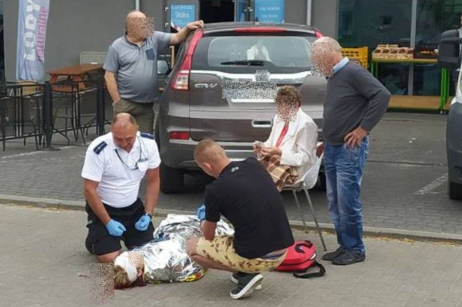 Policjant i strażak z Andrespola udzielili pomocy kobietom poszkodowanym w wypadku