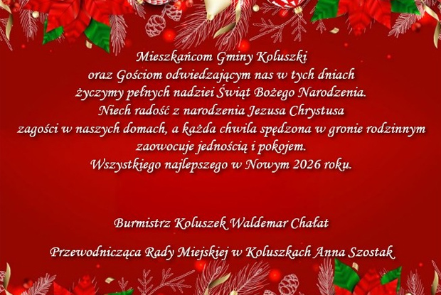 Boże Narodzenie 2025 - Miasto Koluszki